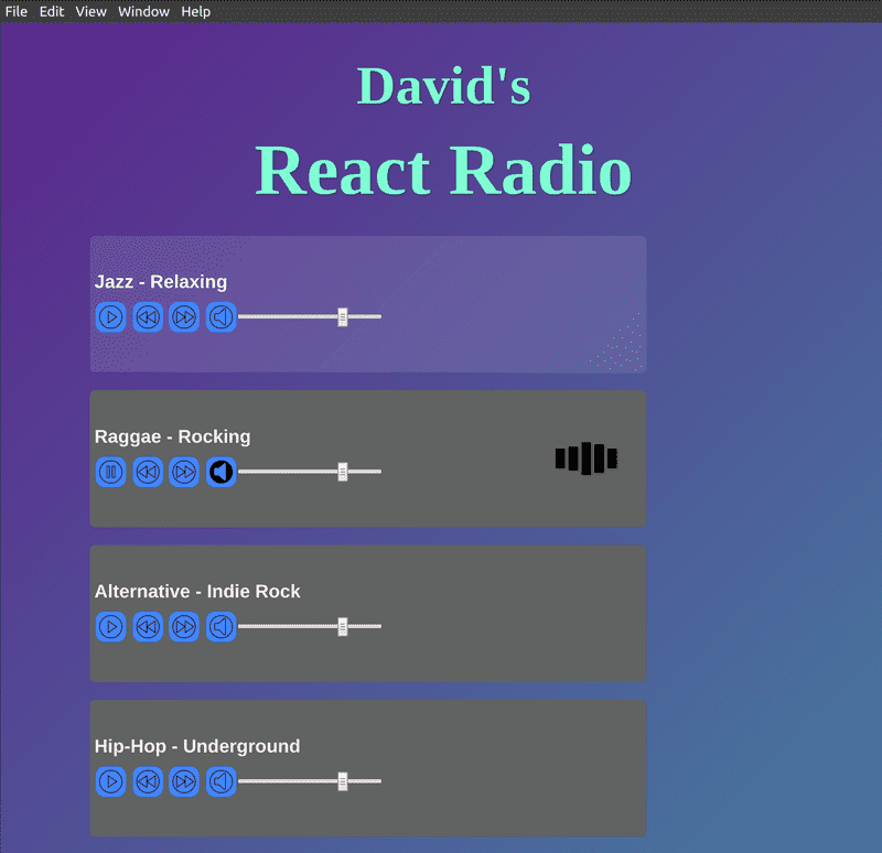 React Radio